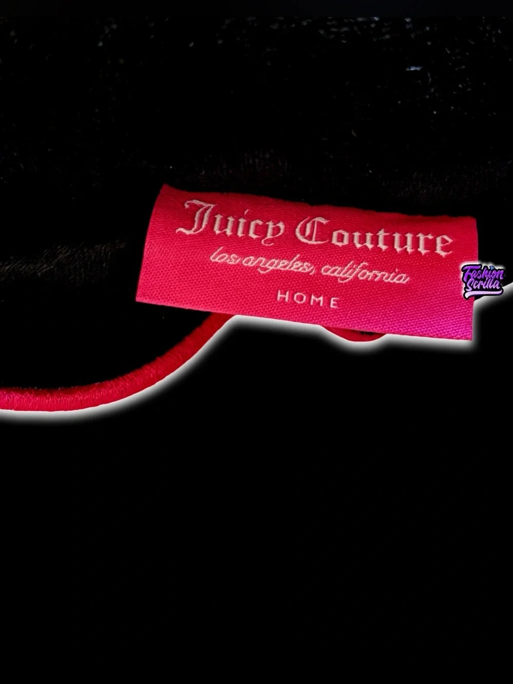 Juicy Couture Large Velvet Leopard Goth Crown & Matching Bow Pillow 3 Bundle Set